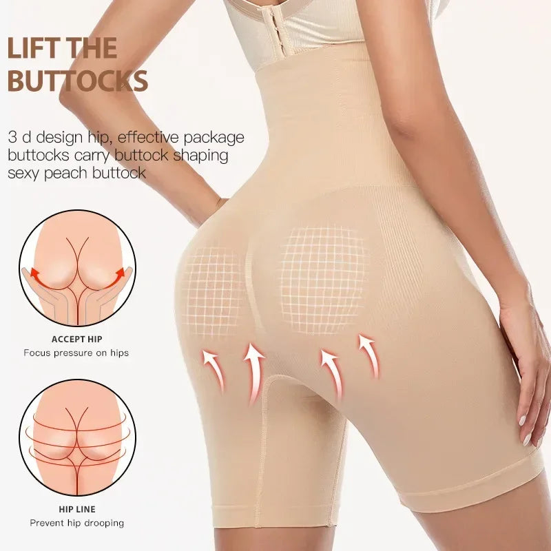 High Waist Flat Belly Belt Stretch Shapewear Waist Sheath Slimming Panties Abdomen Control Women Body Shaper Modeling Straps