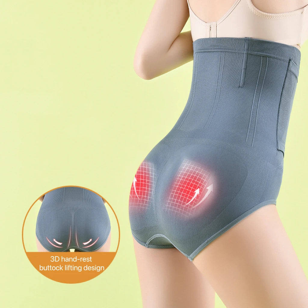 2pcs Women High Waist Shaping Briefs Buckle adjustment