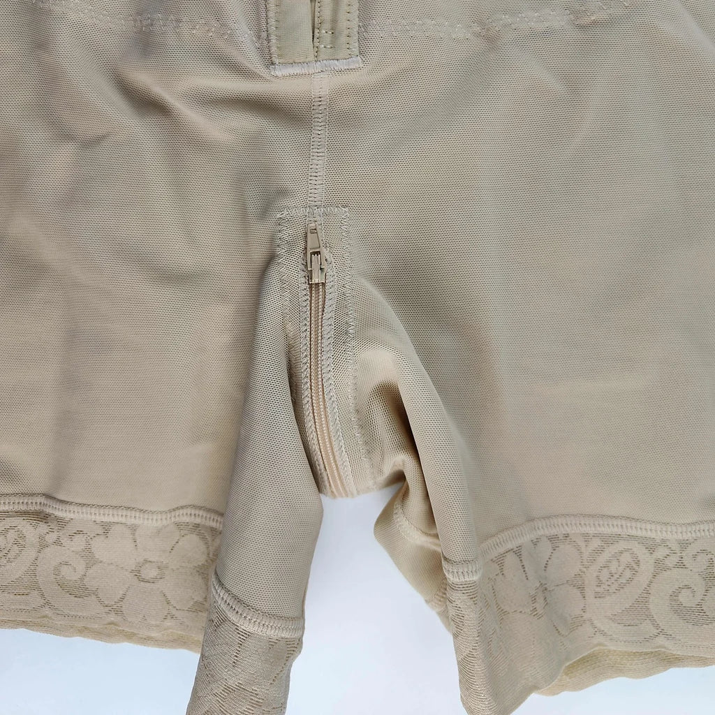 Faja moldeadora de cuerpo completo de alta compresión con broches para el busto, adelgazante posparto, faja abdominal, fajas colombianas
