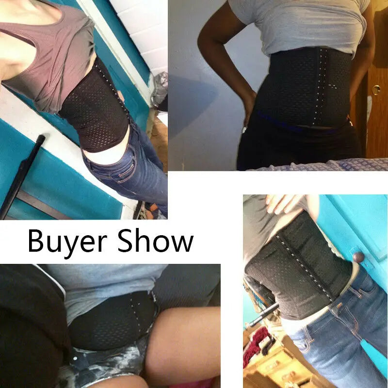 Waist Trainer Corset Shaper Girdle Body Building Women Postpartum Belly Slimming Belt Modeling Strap Tummy Control Shapewear