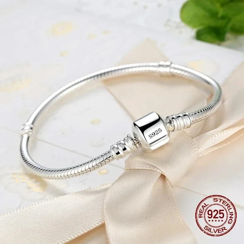 Original Jewelry 925 Sterling Silver Charm Bracelet