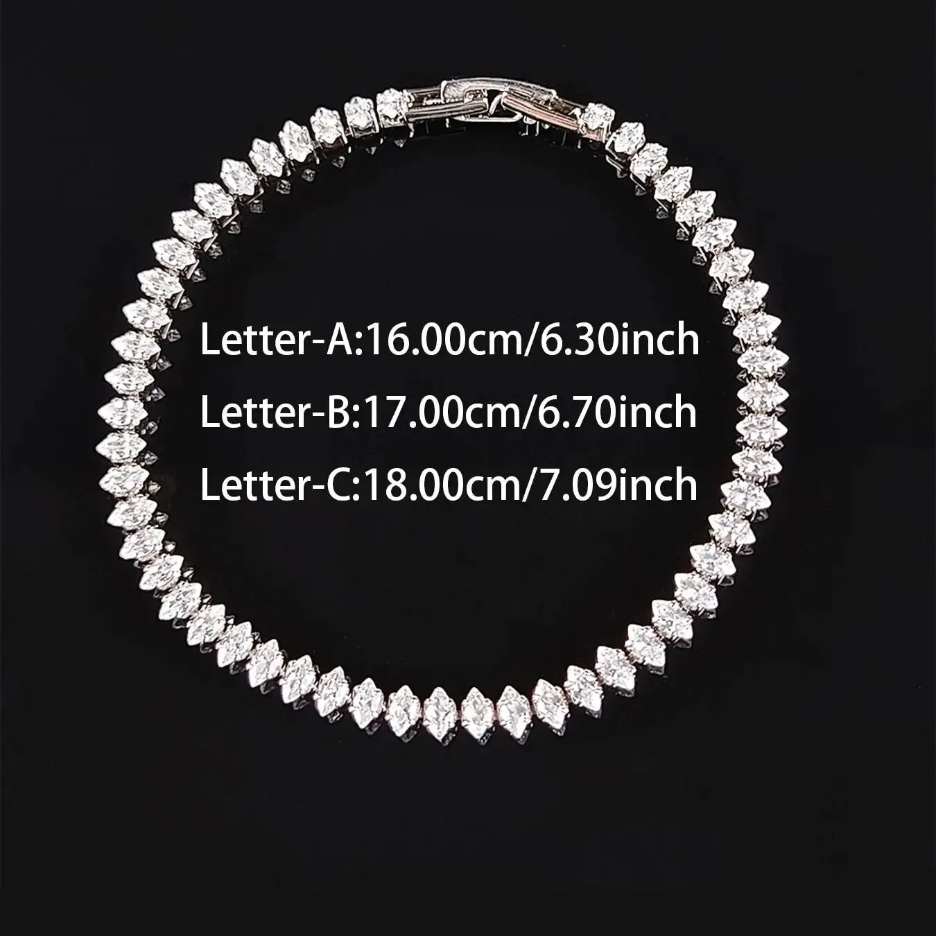 New Marquise Oval Square Silver Women Gift Jewelry