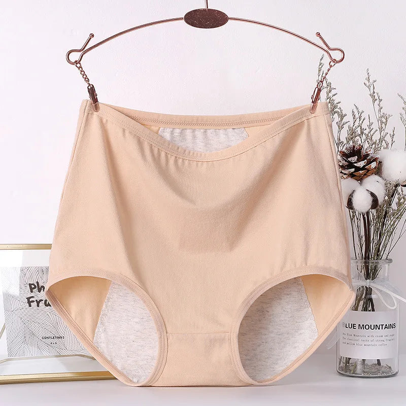 6pcs Girl Menstrual Panties Women's Physiological Briefs Ladies Period Leak Proof Panty High Waist Cotton Underwear