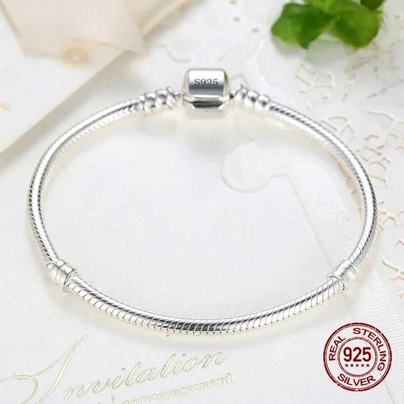 Original Jewelry 925 Sterling Silver Charm Bracelet