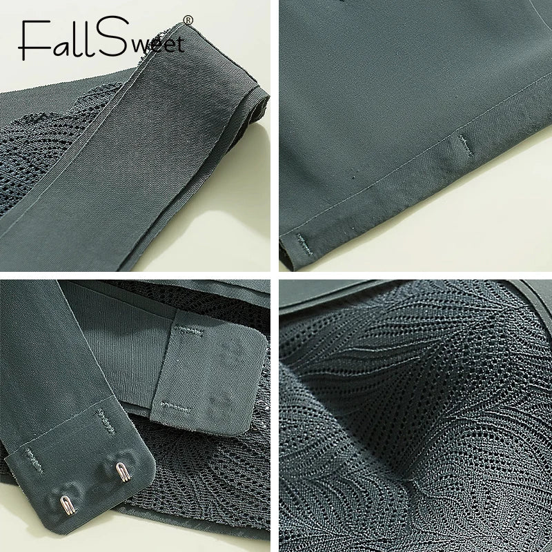 Sujetador push up FallSweet para mujer, sin costuras, deportivo, top cómodo sin aros, bralette sexy con espalda cruzada