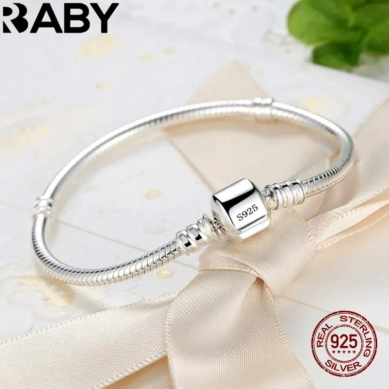 Original Jewelry 925 Sterling Silver Charm Bracelet