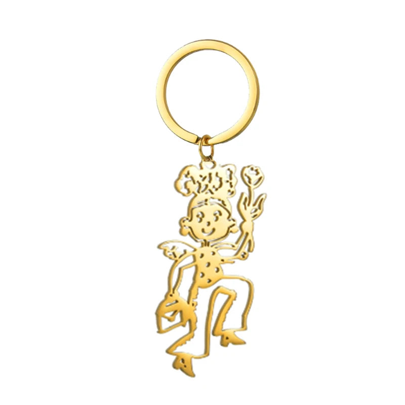 Personalized Children's Drawing Necklace Stainless Steel