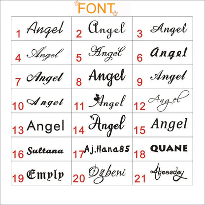 Personalized Custom Multiple Names Heart Necklace Stianless Steel Custom Couple Kids Name Necklace