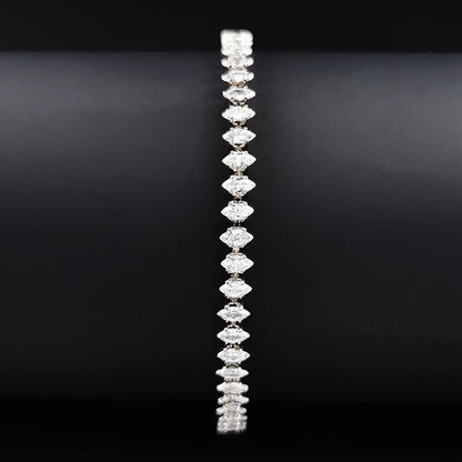 New Marquise Oval Square Silver Women Gift Jewelry