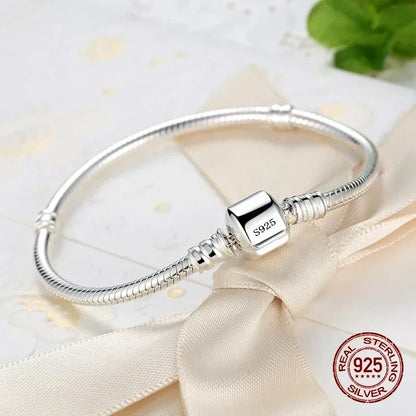 Original Jewelry 925 Sterling Silver Charm Bracelet