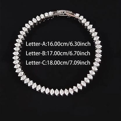 New Marquise Oval Square Silver Women Gift Jewelry