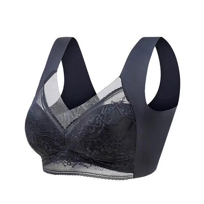 Women Large Bra Push Up Bralette Lace Wireless