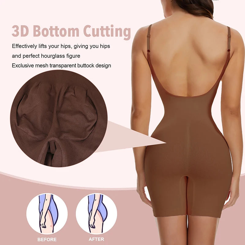 Shapewear Modeling Straps Low Back Waist Trainer Underwear