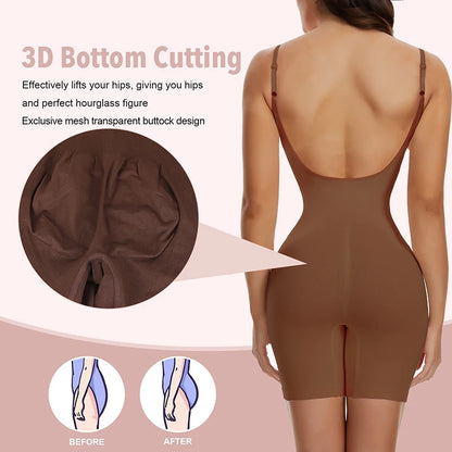 Shapewear Modeling Straps Low Back Waist Trainer Underwear