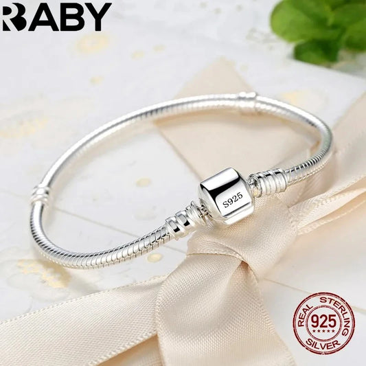 Original Jewelry 925 Sterling Silver Charm Bracelet