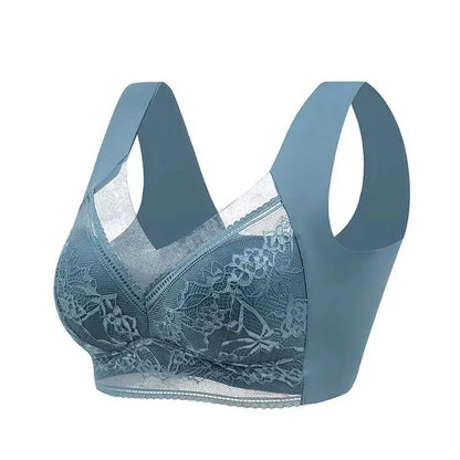 Women Large Bra Push Up Bralette Lace Wireless