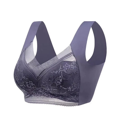Women Large Bra Push Up Bralette Lace Wireless