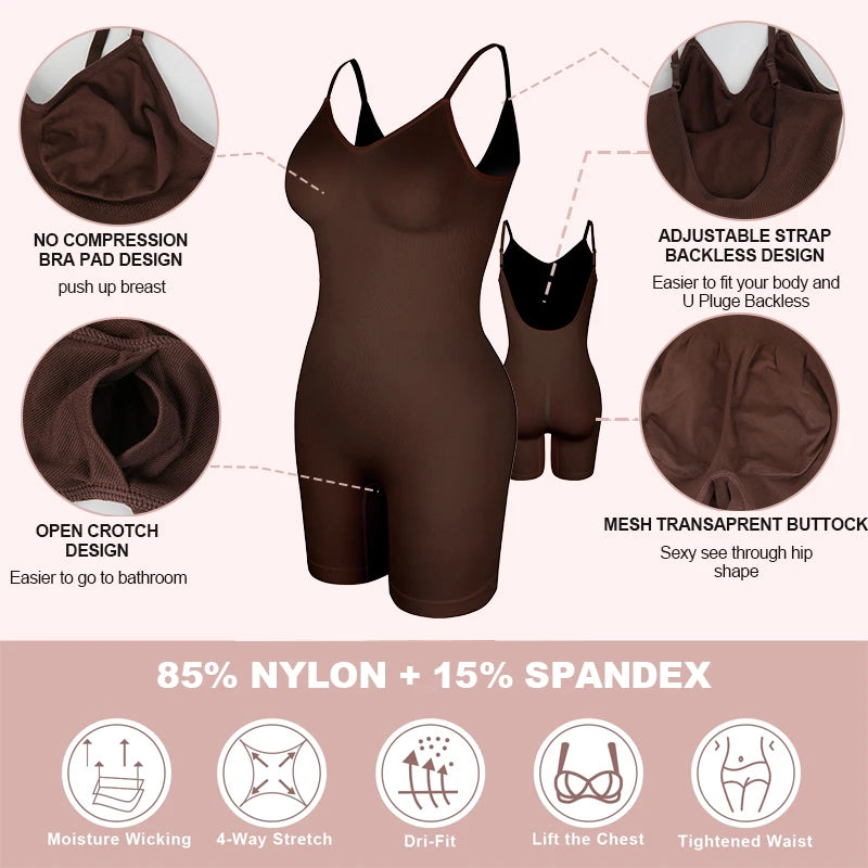 Shapewear Modeling Straps Low Back Waist Trainer Underwear