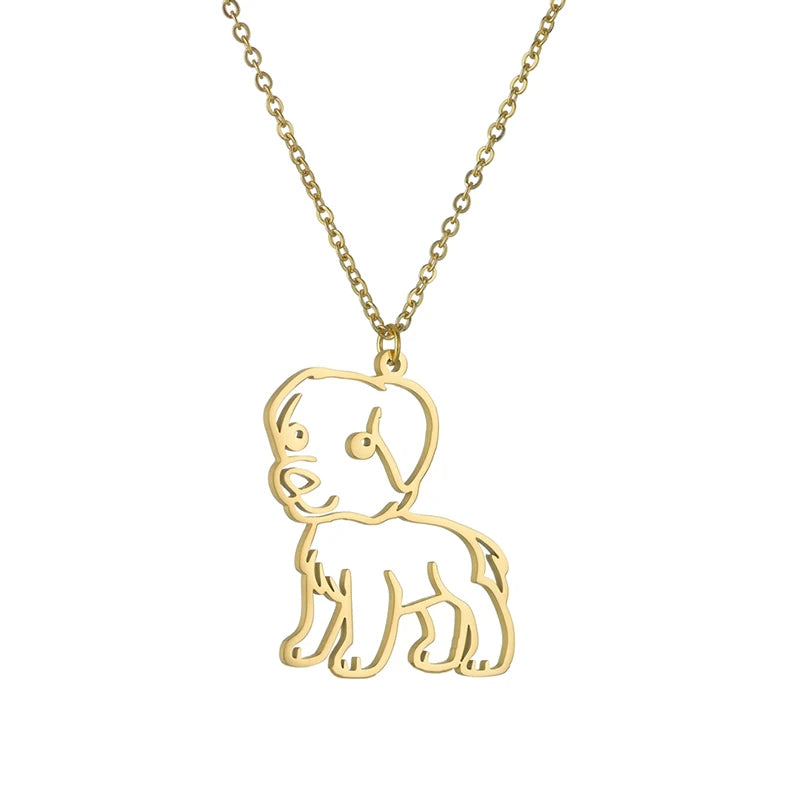 Personalized Children's Drawing Necklace Stainless Steel